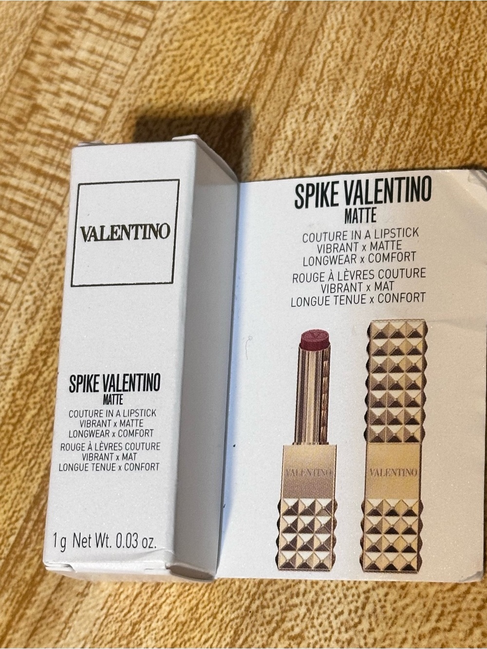 Valentino Spike Matte Lipstick — Stand Out in Nude ~ Mini
